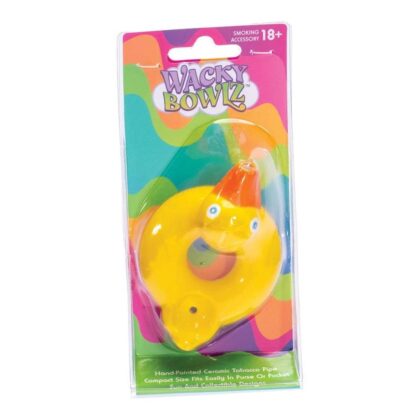 Wacky Bowlz Ducky Life Saver Ceramic Pipe - 3.5-Inch Hand Pipe