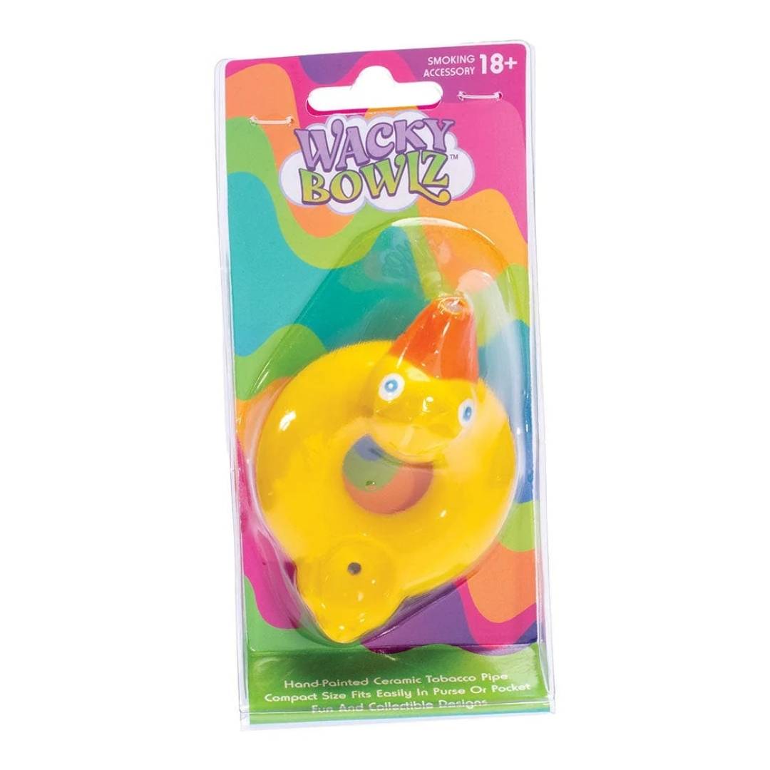 Wacky Bowlz Ducky Life Saver Ceramic Pipe - 3.5-Inch Hand Pipe
