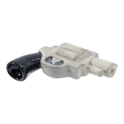Wacky Bowlz 3.5" Ceramic Pipe - Hand Gun
