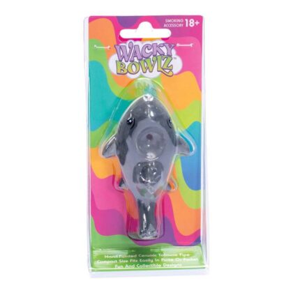Wacky Bowlz 3.5" Ceramic Pipe - Shark
