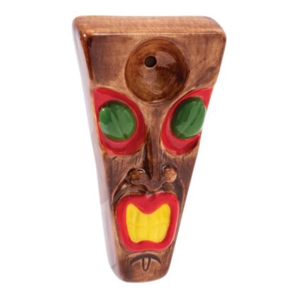 Wacky Bowlz 3.5" Ceramic Pipe - Tiki