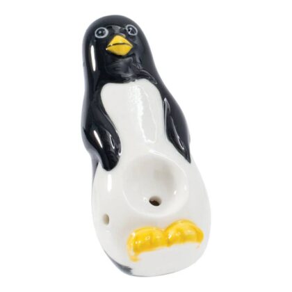 Wacky Bowlz Ceramic Pipe Penguin 3.5 Inch