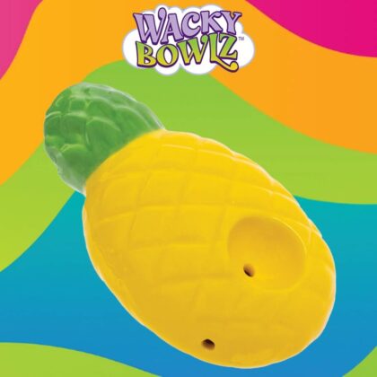 Wacky Bowlz Ceramic Pipe Pineapple 3.5 Inch