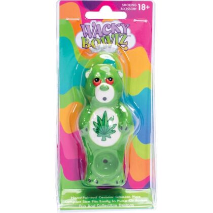 Wacky Bowlz Ceramic Pipe Stoned Bear 3.5 Inch