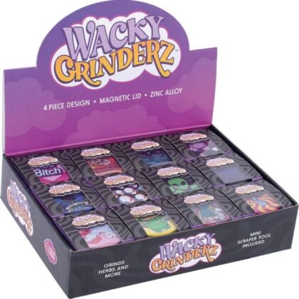 Wacky Grinderz Asst #1 - 55mm Metal Herb Grinder