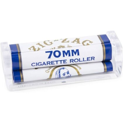 Zig Zag Premium Cigarette Roller in white - 70mm