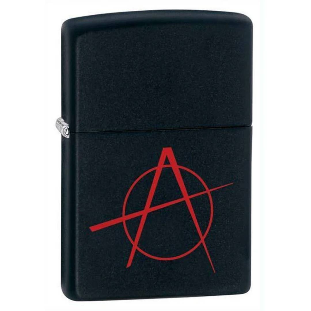 Zippo Lighters Anarchy - Black Matte Windproof Lighter