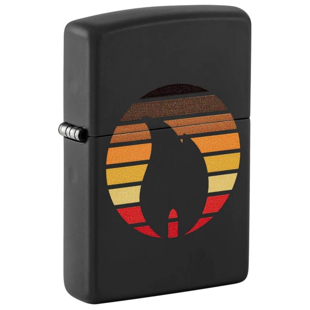 Zippo Lighters Flame Design Windproof Stainless Steel Lighter