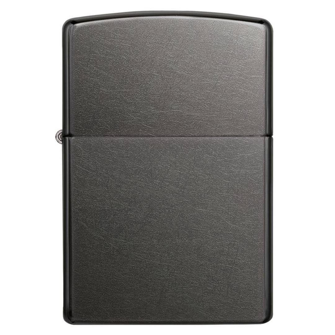 Zippo Lighter Gray Dusk Matte Finish - Windproof Lighter in Dark Grey