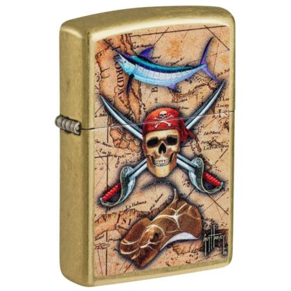 Zippo Guy Harvey Great White and Tiger Shark Lighter