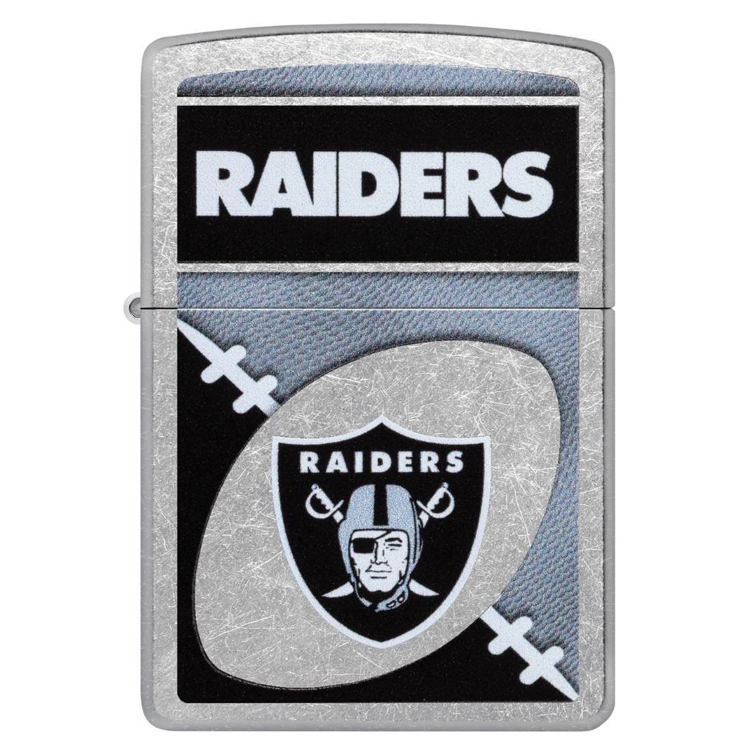 Las Vegas Raiders Zippo Lighter with team logo and wordmark