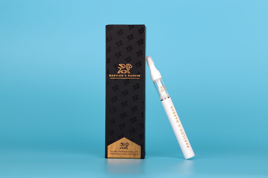 Babylon’s Garden 0.5g Disposable Vape Pen – Snowman D1r Ceramic 510 Cartridge (Single Unit) - Image 2